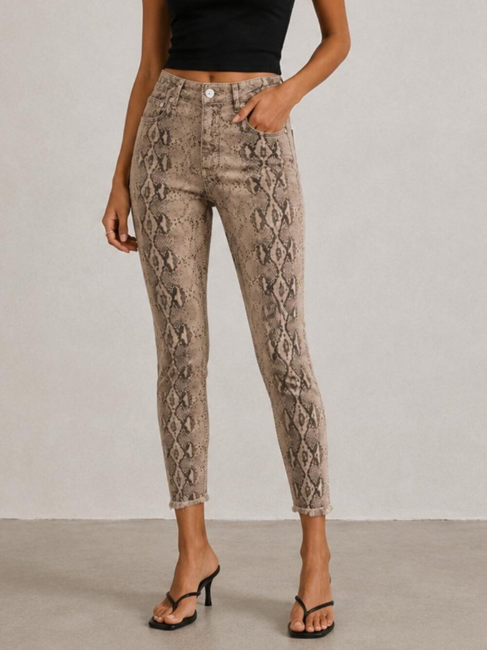 ZARA | Snake Prints Jeans